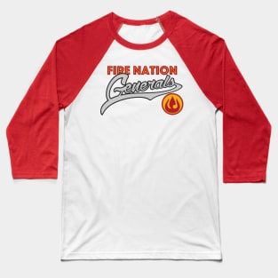 Fire Nation Generals Baseball T-Shirt